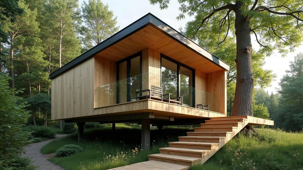 Bardage en claire-voie ou plein : quelle différence pour une cabane perchée