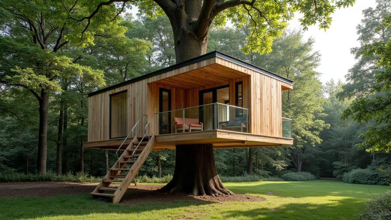 Cabane sur pilotis ou posée sur un arbre porteur : quelle structure choisir