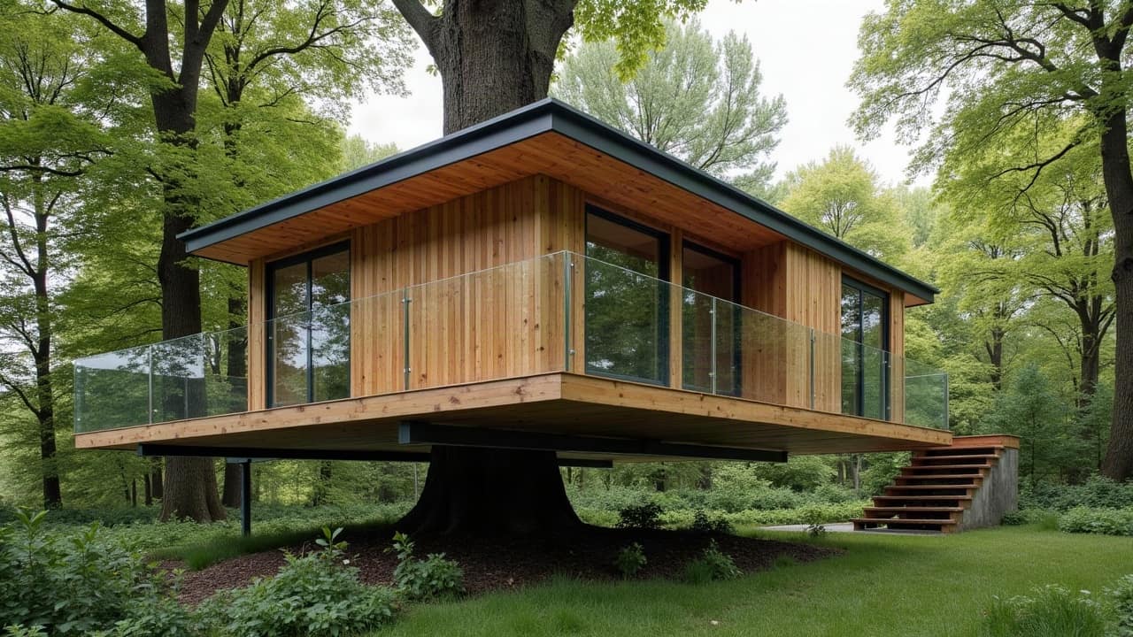 Garde-corps à câbles ou en verre : quelle sécurité pour une cabane perchée