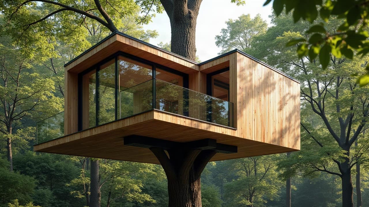Cabane dans les arbres : permis de construire ou déclaration préalable ?